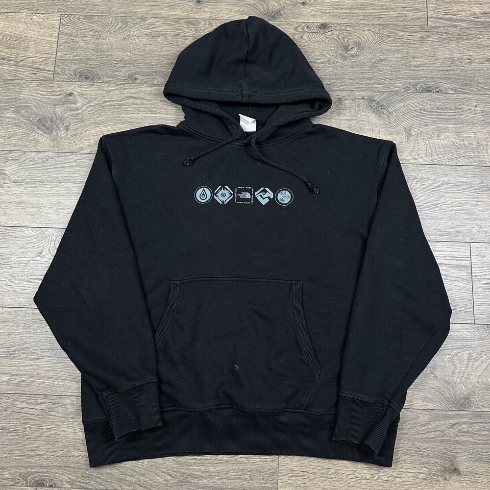 The North Face Himalayan Bottle Source Pullover‎ Hoodie Womens Large Black